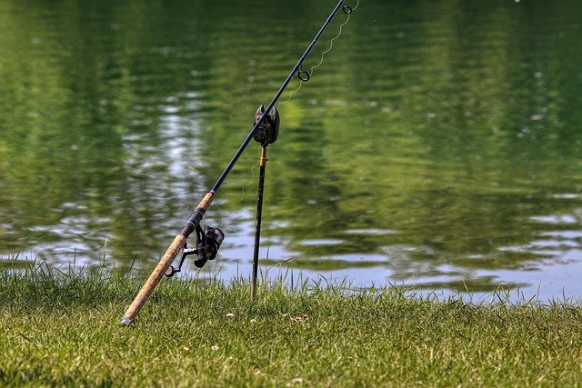 Frauen fischen Technik
