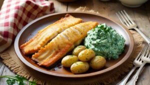 Welsfilet gebraten